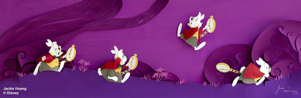 Jackie Huang Disney papercraft papercut Alicia