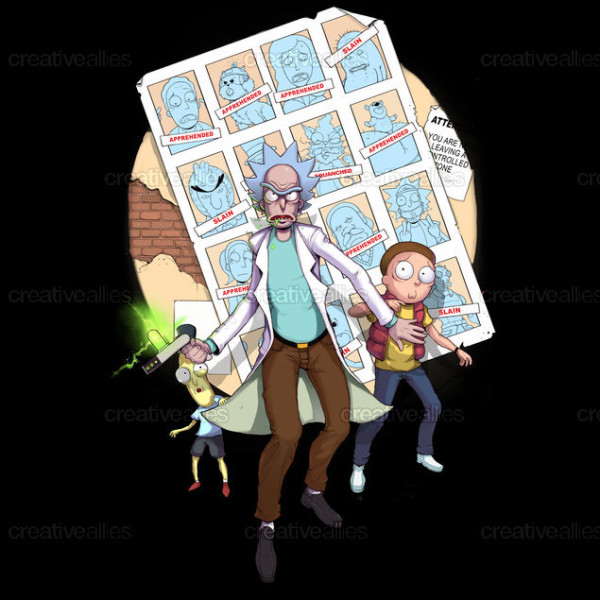ganador concurso ilustracion rick y morti