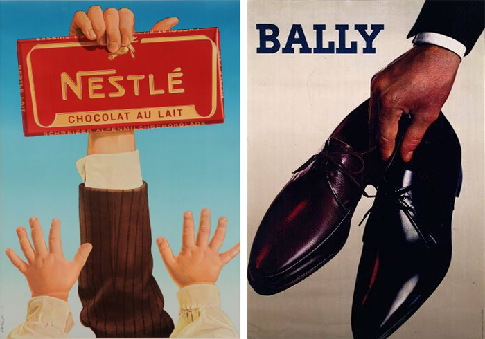 Carteles publicitarios ilustrados de Josep Artigas 