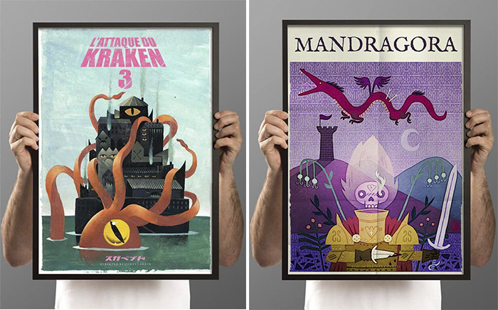 Halloween Movie Posters para L'Encre Blanche