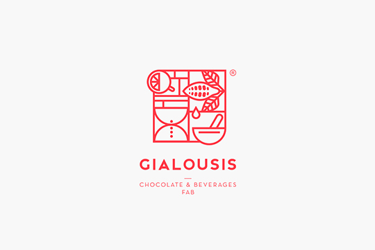 Gialousis Cafe Diseño de marca por Luminous 