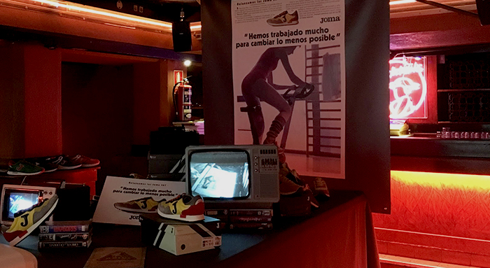 Presentacion Joma Retro 367 en la Vía Láctea de Madrid Imagen vía Kicks Off