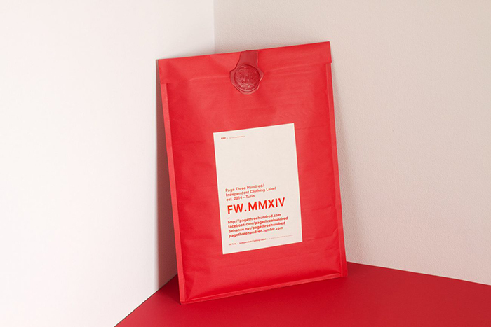 Page Three Hundred envelope