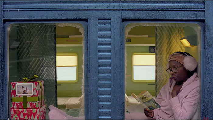 Escena de Come Together, Spot de Navidad de Wes Anderson para HM, Come Toghether