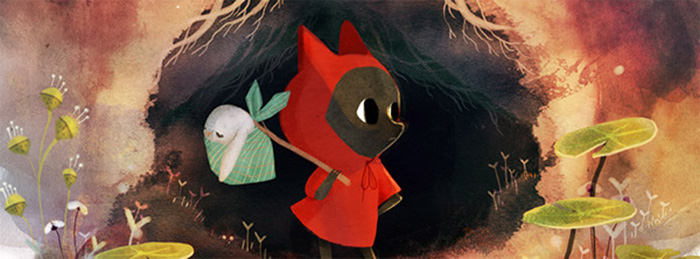 Amélie Fléchais - ilustraciones de Caperucita Roja
