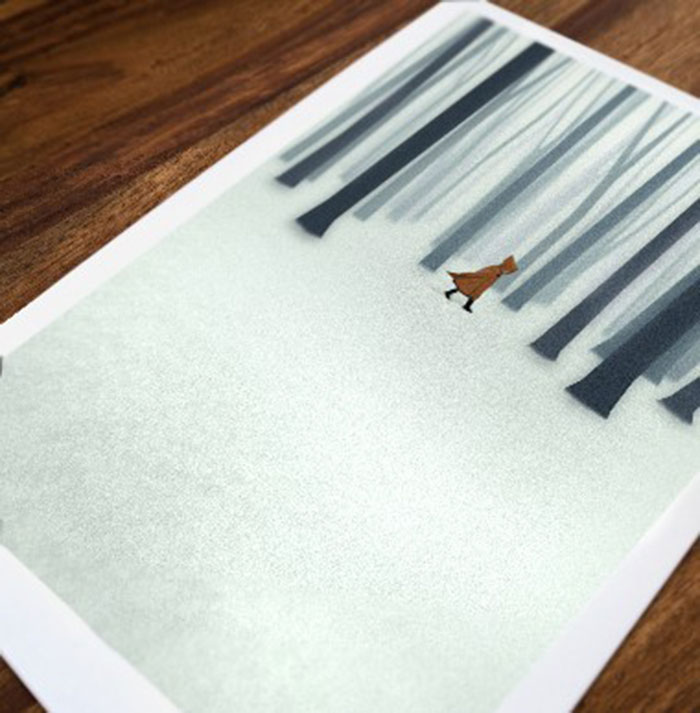 Ilustraciones de Belhoula Amir- Caperucita