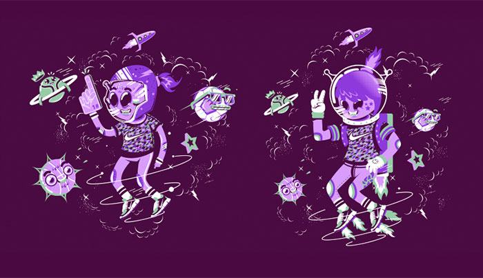 Ilustración para camiseta Nike