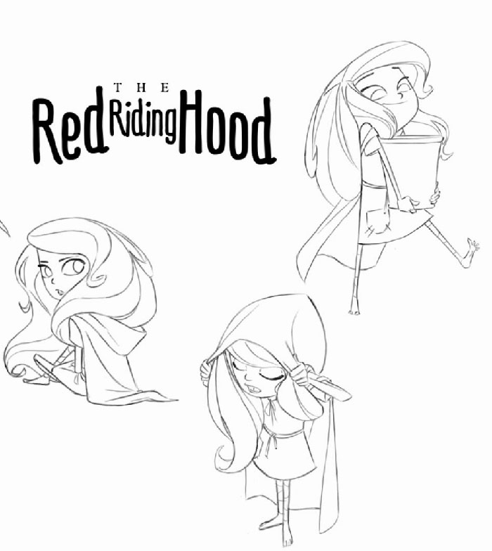 Personaje - Juego app iOs sobre Caperucita roja.