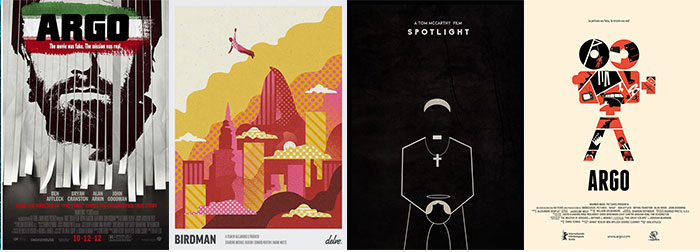 Carteles de películas ganadoras de Premios Óscar