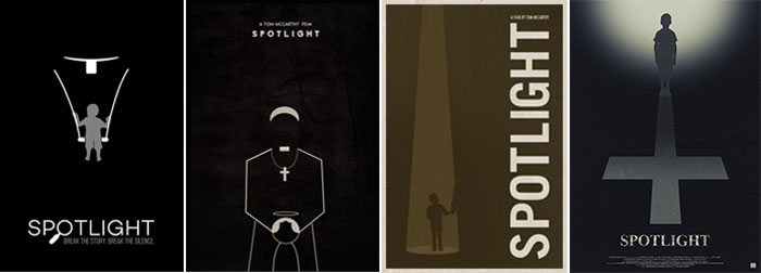 Pósteres alternativos para Spotlight