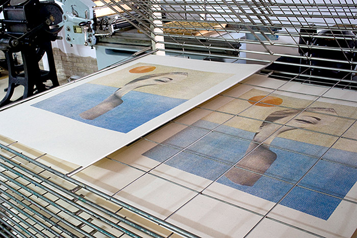 Serigrafía posters Münster Studio