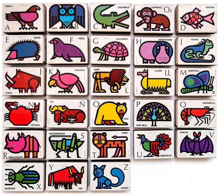 Cruz Novillo Alfabeto Animales
