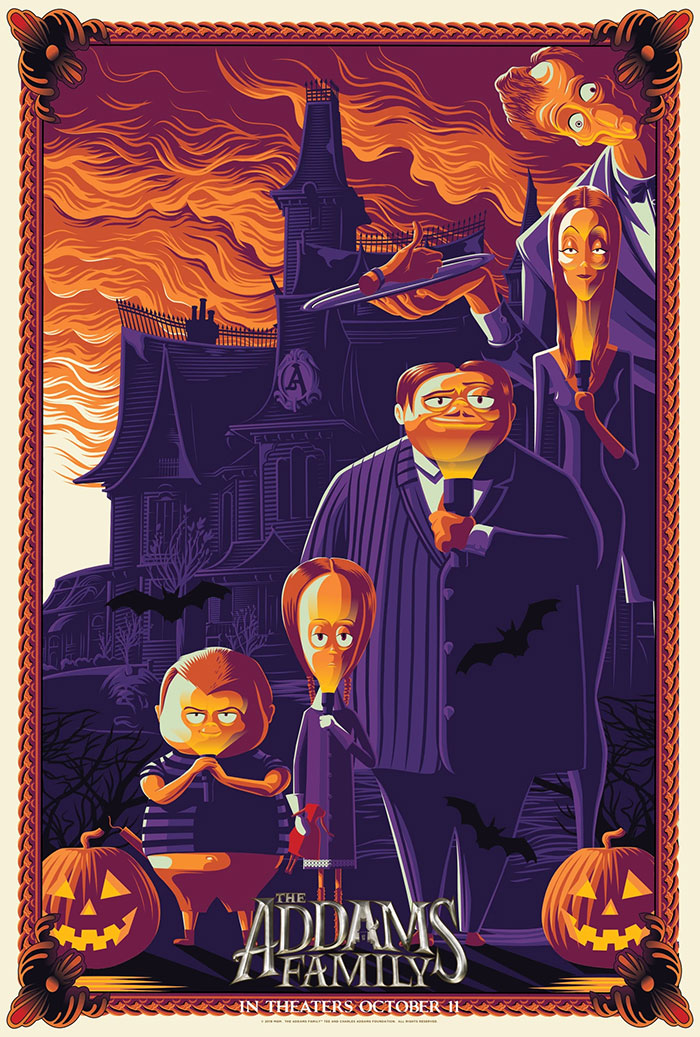 Ganadores concurso de ilustración Familia Addams