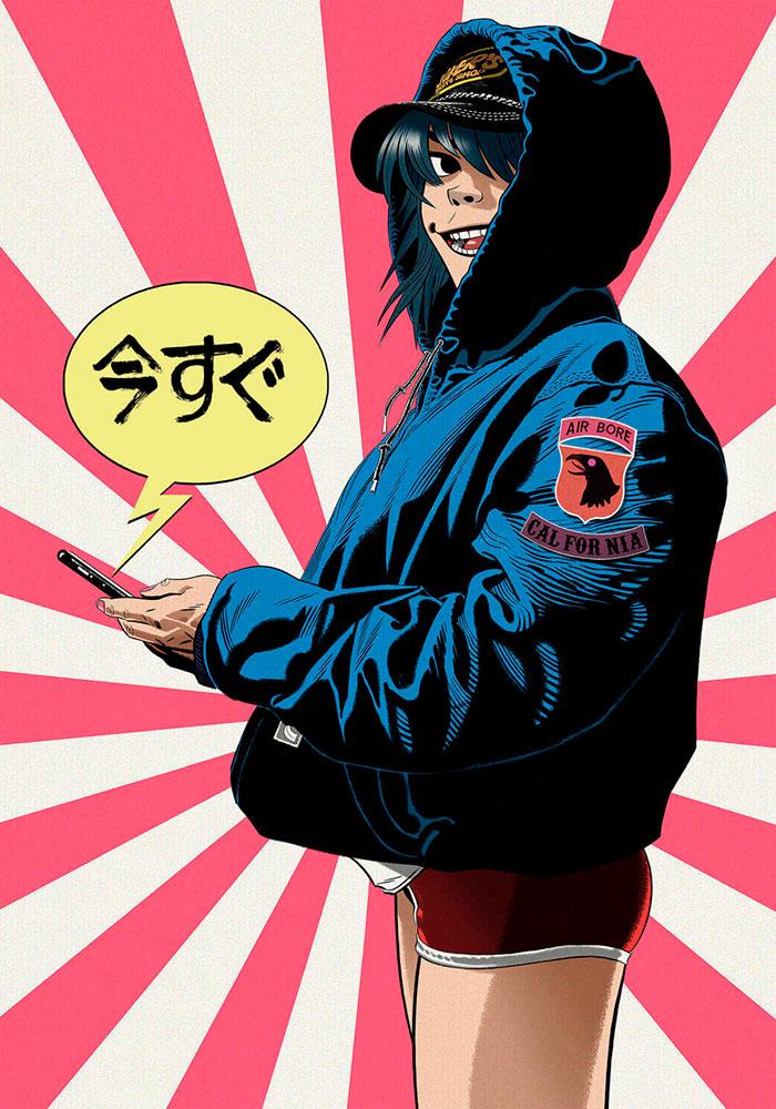 Jamie Hewlett Gorillaz ilustrador
