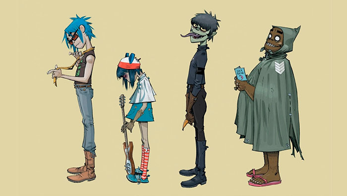 Jamie Hewlett Gorillaz ilustrador